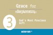 Mike Mazzalongo Grace for Beginners God’s Most Precious Gift 3.