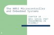 1 The 8051 Microcontroller and Embedded Systems CHAPTER 10 8051 SERIAL PORT PROGRAMMING IN ASSEMBLY.