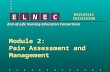 CENLE End-of-Life Nursing Education Consortium Module 2: Pain Assessment and Management Geriatric Curriculum.