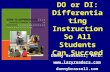 DO or DI: Differentiating Instruction So All Students Can Succeed Danny Brassell, Ph.D.  dannybrassell.com.