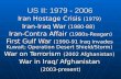 US II: 1979 - 2006 Iran Hostage Crisis (1979) Iran-Iraq War (1980-88) Iran-Contra Affair (1980s-Reagan) Iran-Contra Affair (1980s-Reagan) First Gulf War.