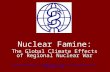 Nuclear Famine: The Global Climate Effects of Regional Nuclear War International Physicians for the Prevention of Nuclear War.