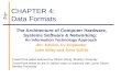CHAPTER 4: Data Formats The Architecture of Computer Hardware, Systems Software & Networking: An Information Technology Approach 4th Edition, Irv Englander.