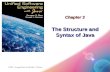 ©2007 · Georges Merx and Ronald J. NormanSlide 1 Chapter 3 The Structure and Syntax of Java.