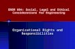 ENGM 604: Social, Legal and Ethical Considerations for Engineering Organizational Rights and Responsibilities.