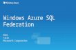 Windows Azure SQL Federation Name Title Microsoft Corporation.