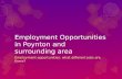 Employment Opportunities in Poynton and surrounding area Employment opportunities: what different jobs are there?