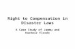 Right to Compensation in Disaster Laws A Case Study of Jammu and Kashmir Floods.