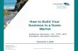 How to Build Your Business in a Down Market Vestment Advisors 7935 Stone Creek Drive #120 Chanhassen, MN 55317 (952) 401-1045 .