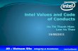 Intel Confidential A9 – Vietnam Site Integrity & Excellence A9 – Vietnam Site Integrity & Excellence 1 Intel Confidential 19/08/2011.