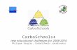 CarboSchools+ new educational challenges for 2008-2010 Philippe Saugier, CarboSchools coordinator.