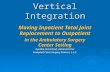 Vertical Integration Moving Inpatient Total Joint Replacement to Outpatient in the Ambulatory Surgery Center Setting Cynthia Armistead, Administrator Campbell.