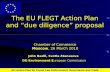 EU Action Plan for Forest Law Enforcement, Governance and Trade The EU FLEGT Action Plan and “due diligence” proposal Chamber of Commerce Moscow, 26 March.