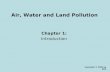 Air, Water and Land Pollution Chapter 1: Introduction Copyright © 2009 by DBS.