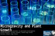 Microgravity and Plant Growth Kaitlyn Bloch, John Gonzales: Co-principal investigators Andrew Morganti: Science teacher, Holmes High School Business Careers.
