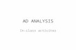 AD ANALYSIS In-class activites. Read this article:  literacy/visual-literacy/ad-analysis