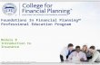 ©2012, College for Financial Planning, all rights reserved. Module 8 Introduction to Insurance Foundations In Financial Planning SM Professional Education.