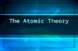 The Atomic Theory. The Atom Protons and Neutrons.
