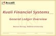 Kuali Financial Systems General Ledger Overview Damon Dorsey, Indiana University.
