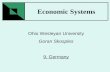Economic Systems Ohio Wesleyan University Goran Skosples 9. Germany.