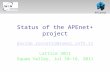 APE group Status of the APEnet+ project davide.rossetti@roma1.infn.it Lattice 2011 Squaw Valley, Jul 10-16, 2011.