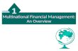 Multinational Financial Management: An Overview 1 1 Lecture.
