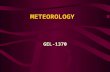 METEOROLOGY GEL-1370. Chapter Four Chapter Four Humidity, Condensation & Clouds.