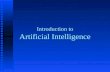 Introduction to Artificial Intelligence. What is AI?