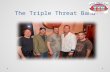 The Triple Threat Band TTB Biography The Triple Threat Band has been performing in the Chicagoland area since their inception in 1995. TTB has 4 CD’s.