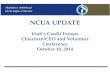 NCUA UPDATE Utah’s Credit Unions Chairman/CEO and Volunteer Conference October 10, 2014 Elizabeth A. Whitehead NCUA Region V Director.