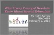 By Holly Barnes EDAD 689 February 9, 2011.  IDEA (Individuals with Disabilities Education Act) Mental retardation Hearing impairments Speech and language.
