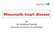 Rheumatic heart disease By Dr. Abdelaty Shawky Assistant professor of pathology.