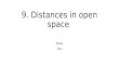 9. Distances in open space China Zhu. Statement of problem 9 How do astronomers measure distances between the planets of the Solar System, between the.