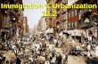 Immigration & Urbanization 13.2. First Wave of Immigrants 1840 â€“ 1860: Over 4 million immigrants came to the USA Most were from North West Europe