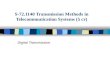Digital Transmission S-72.1140 Transmission Methods in Telecommunication Systems (5 cr)