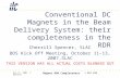 Oct 11, 2007 C.Spencer Magnet RDR Completeness 1 BDS KOM Conventional DC Magnets in the Beam Delivery System: their completeness in the RDR Cherrill Spencer,