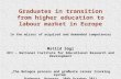 Graduates in transition from higher education to labour market in Europe In the mirror of acquired and demanded competences Matild Sági OFI – National.
