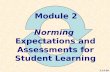 Module 2 Norming Expectations and Assessments for Student Learning 2.15.05.