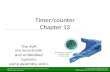 Timer/counter Chapter 12. A counter register A simple design (counting people) First design Sensor.