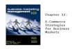 PowerPoint by: Ray A. DeCormier, Ph.D. Central Ct. State U. Chapter 12: E-Commerce Strategies for Business Markets.