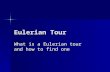 Eulerian Tour What is a Eulerian tour and how to find one.