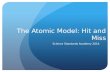 The Atomic Model: Hit and Miss Science Standards Academy 2014.