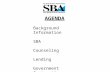 AGENDA Background Information SBA Counseling Lending Government Contracting.