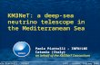 Paolo Piattelli - KM3NeTIAPS - Golden, 6-8 may 2008 KM3NeT: a deep-sea neutrino telescope in the Mediterranean Sea Paolo Piattelli - INFN/LNS Catania (Italy)