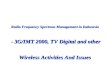 Radio Frequency Spectrum Management in Indonesia - 3G/IMT 2000, TV Digital and other Wireless Activities And Issues - 3G/IMT 2000, TV Digital and other.
