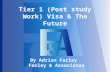 Tier 1 (Post study Work) Visa & The Future By Adrian Farley Farley & Associates.