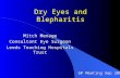 Dry Eyes and Blepharitis Mitch Menage Consultant Eye Surgeon Leeds Teaching Hospitals Trust Mitch Menage Consultant Eye Surgeon Leeds Teaching Hospitals.
