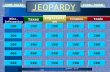 Updated: April 2009 JEOPARDY Misc. Information Trade Legislation Finance Taxes 100 200 300 400 500 100 200 300 400 500 GAME RULESFINAL ROUND.