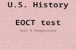 U.S. History EOCT test Unit 9 Preparation. SSUSH 21.