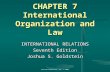 Pearson Education, Inc. © 2006 CHAPTER 7 International Organization and Law INTERNATIONAL RELATIONS Seventh Edition Joshua S. Goldstein.